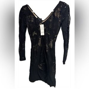 NWT Bebe Jordana lace mini dress